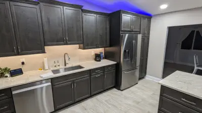 Updated Kitchen Renovation Featuring a New Quartz Countertop — Kitchen Remodeling project by Kitchen Solvers Of Orlando