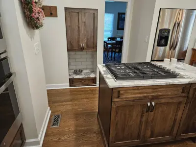 Two-Tone Cabinet Transitional Kitchen Renovation — Kitchen Remodeling project by Kitchen Solvers Of Spring Hill