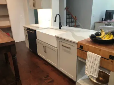 Creative Custom Transitional Kitchen Renovation — Kitchen Remodeling project by Kitchen Solvers Of Charleston