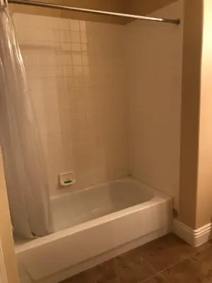 dual bathroom renovations — Kitchen Remodeling project by Amos Tile LV