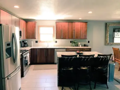 Beware of the Waterfall — Kitchen Remodeling project by Michelle Voudrie - Lowe's Of North Springfield, IL