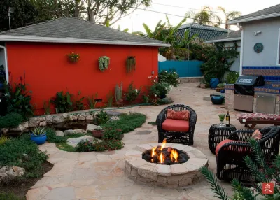 Rose in Bloom Gardens - Irrigation System Repair in Los Angeles, CA