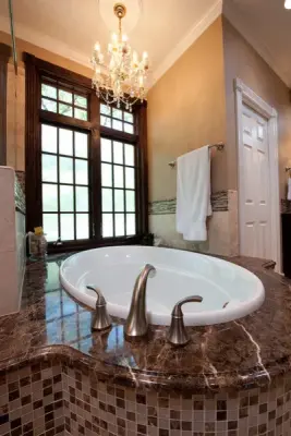 Westlake Master Bath Renovation - Country Club Vibe — Kitchen Remodeling project by New Creations Custom Kitchen And Bath