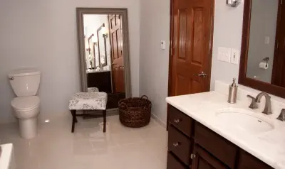 Danby White Bath — Kitchen Remodeling project by J.T. McDermott Remodeling
