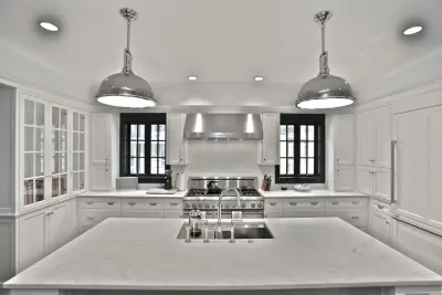 Briarcliff Rd White Kitchen — Kitchen Remodeling project by Cabinets Of Atlanta Inc.