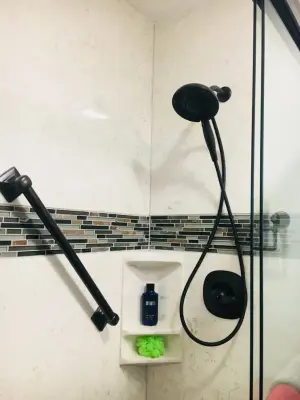 Who Can Fit in a 32-Inch Square Shower? — Kitchen Remodeling project by Michelle Voudrie - Lowe's Of North Springfield, IL