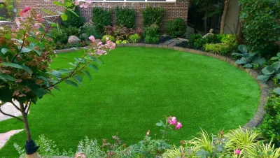 Artificial Turf & Hardscape | Flagstone & Foliage by RugZoom Synthetic Grass & Landscaping