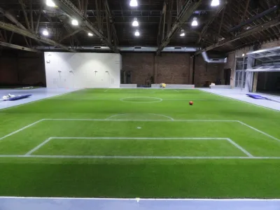 Private Indoor Sports Field by RugZoom Synthetic Grass & Landscaping