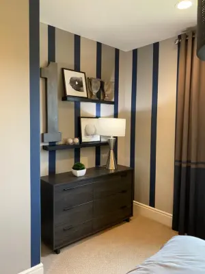 Primary Bathroom and Bedroom/Living Room/Kids Room Renovation — Kitchen Remodeling project by Home Design Construction