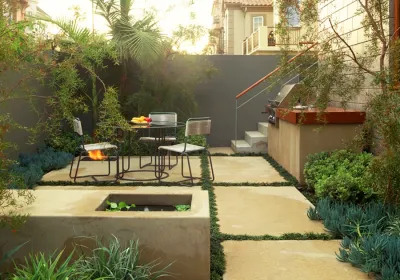 Marina Del Rey Residence — Landscape Design project by Russ Cletta Design Studio, Inc.