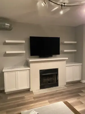 Fireplace leisure zone — Home Renovation & Remodeling Services project by Jay Dawes Construction LLC.