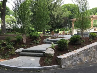 Sallie Hill Design, Landscape Architect - Outdoor Lighting Installation in Lexington, MA