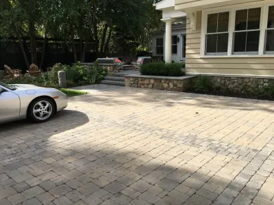 Winchester, MA -Full Landscape Design by Sallie Hill Design, Landscape Architect