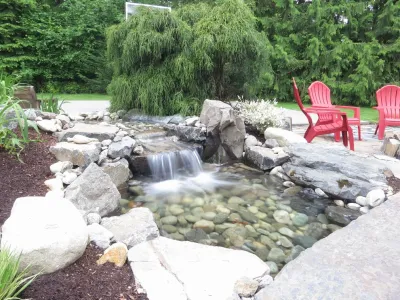 Granite Falls Water Feature — Landscape Design project by Sam Millar