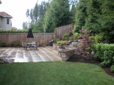 Hayes Backyard Renovation — Landscape Design project by Sam Millar