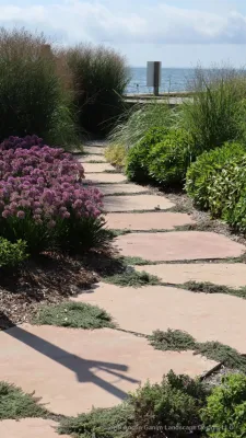 Beachside Garden & Firepit by Austin Ganim Landscape Design, LLC