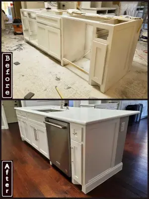 Before and After — Home Renovation & Remodeling Services project by SLM General Contractors, LLC