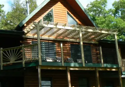Pergola and Stainless Steel Cable Railing Installation — Home Renovation & Remodeling Services project by Alan Mann Construction, LLC