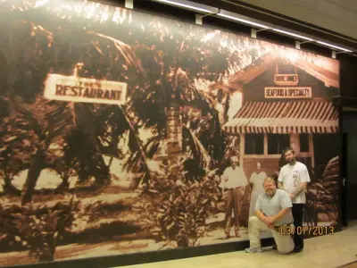 Large Wall Artwork by Seamingly Straight Wallpapering And Painting