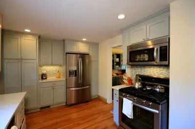 Vibrant Kitchen Renovation by Brendan Lynch Construction, Inc.