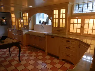 Basement Kitchen at Commerce Lake Front — Home Renovation & Remodeling Services project by Newmyer Distinctive Remodeling