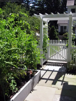 Vegetable Garden in Fairfield, CT by Austin Ganim Landscape Design, LLC