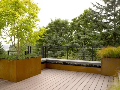 Woodland Contemporary — Landscape Design project by Scot Eckley, Inc.