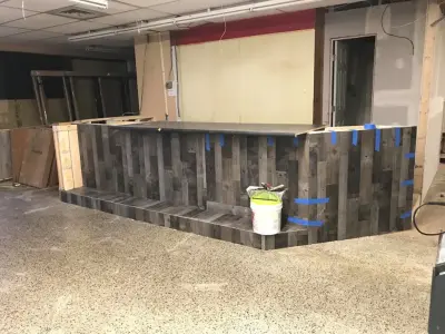 Personalized Bar — Home Renovation & Remodeling Services project by JV Custom Construction LLC