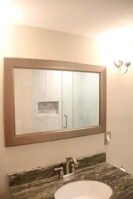 Bespoke Basement Complete Bathroom — Home Renovation & Remodeling Services project by Two Brothers Handyman & Home Improvement Service