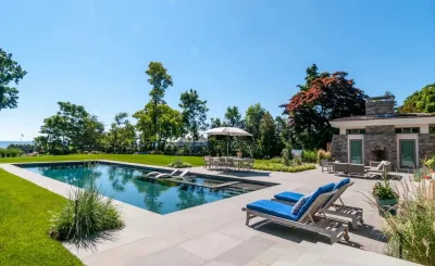 Rye Waterfront Pool and Landscape — Landscape Design project by Sean Jancski Landscape Architects LLC