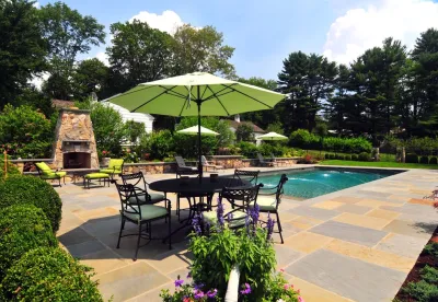 New Canaan Landscape — Landscape Design project by Sean Jancski Landscape Architects LLC