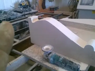 Bespoke Travertine Corbels — Home Renovation & Remodeling Services project by West Home Services & Remodeling Llc