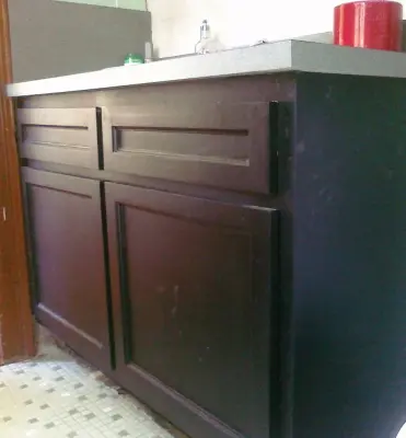 Bespoke Vanity Cabinet — Home Renovation & Remodeling Services project by Renovations By Michael Kiefer