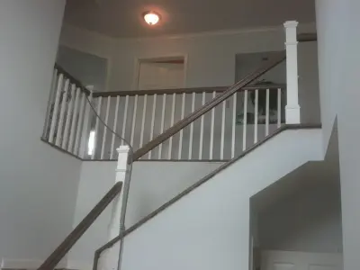 Bespoke wooden railing — Home Renovation & Remodeling Services project by Gilb And Sons LLC