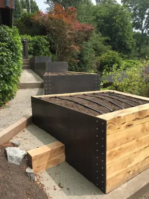 Residential Terrace Makeover — Landscape Design project by Seattle Urban Farm Company