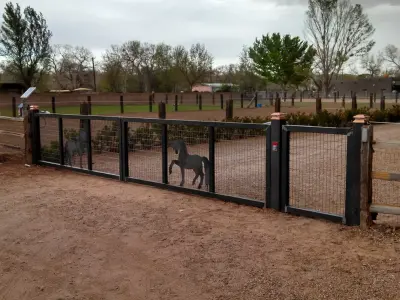 Dual Access Gate — Home Renovation & Remodeling Services project by MoreThanGates