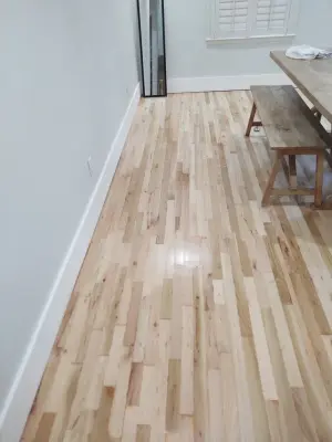 Revamping honey-toned hardwood flooring — Home Renovation & Remodeling Services project by Jette Custom Builders