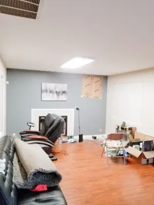 Living Room Renovation by Green Line Construction LLC
