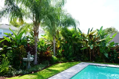 Lisa & Mark in Jax Beach by Serenoa Landscape Design