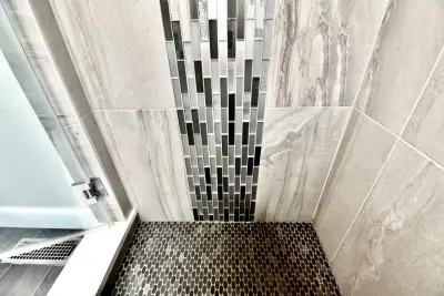 Stunning Bathroom Makeover by Carpentry With Integrity, Inc.