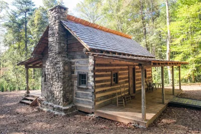 Wood Family Cabin Deconstruction and Reconstruction — Landscape Design project by ServeScape