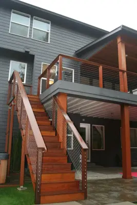 Happy Valley Roofed Deck Expansion — Home Renovation & Remodeling Services project by Fouch Building & Remodeling