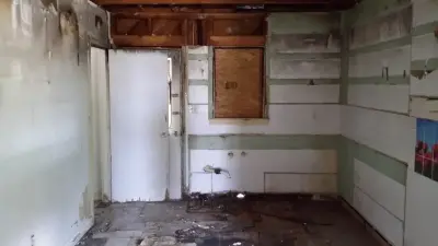 Fire Damage Home Renovation - Before — Home Renovation & Remodeling Services project by BBF Contractors
