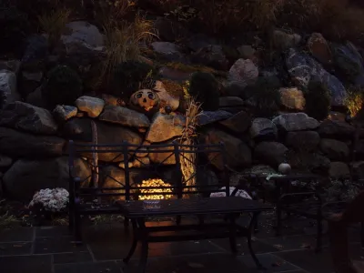 Autumn Leaf Landscape Design - Retaining Wall Construction in Huntington, NY