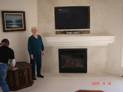 Fireplace renovation — Home Renovation & Remodeling Services project by Aspen Homes Construction
