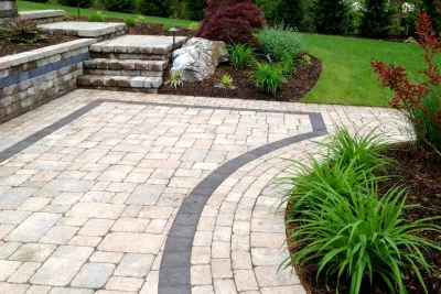 Autumn Leaf Landscape Design - Retaining Wall Construction in Huntington, NY