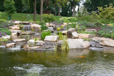 Signature Pond & Patio - Landscape Construction in Wernersville, PA