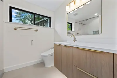 Bellevue WA Full Home Renovation: Hallway Bathroom Remodel — Home Renovation & Remodeling Services project by Level Up Construction & Remodeling