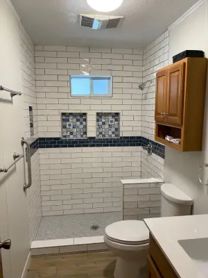 Full bathroom renovation — Home Renovation & Remodeling Services project by ILG Contracting