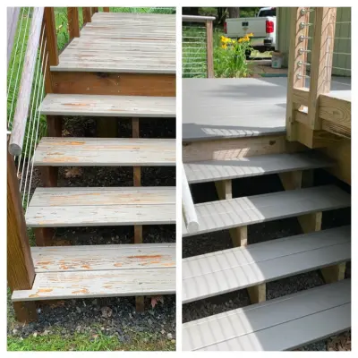 Refinished Deck — Home Renovation & Remodeling Services project by Class A Painting, LLC